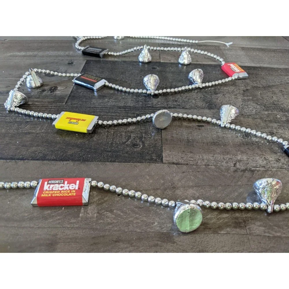 Hershey kisses‎ Garland Xmas Mr goodbar crackle vin